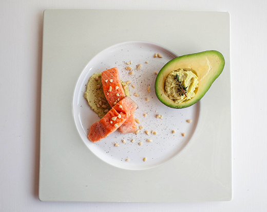 Salmone e avocado