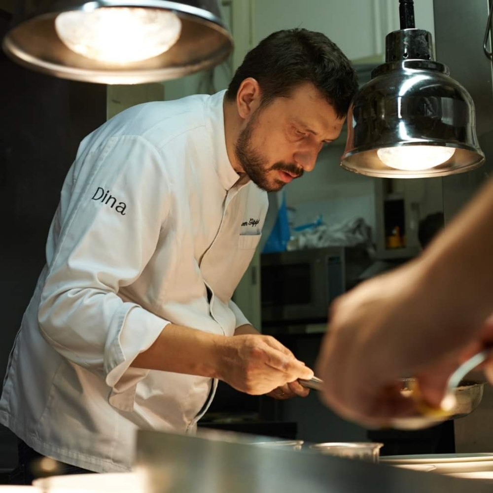 Alberto Gipponi, il cuoco del ristorante Delia di Brescia
