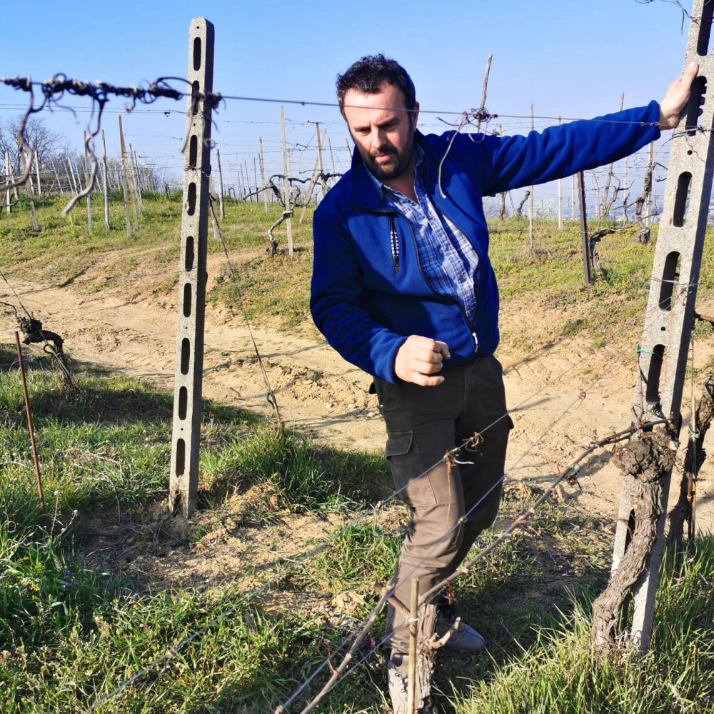 Andrea Picchioni viticoltore dell'Oltrepo Pavese