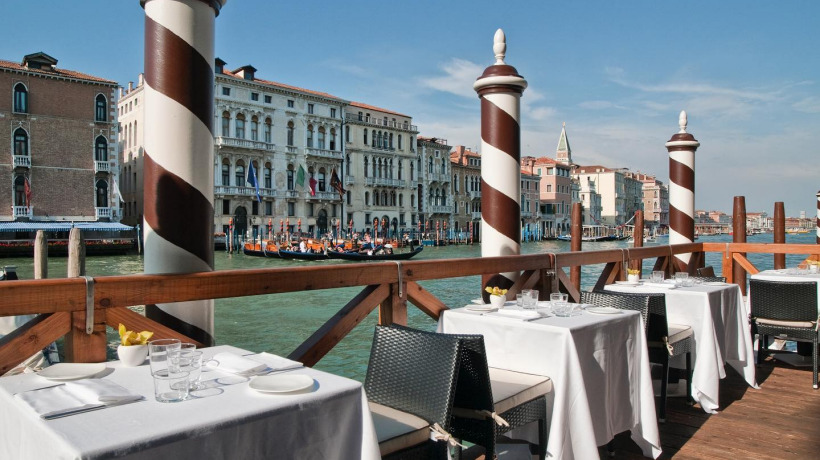 Mangiare all'aperto a Venezia da Antinoo's