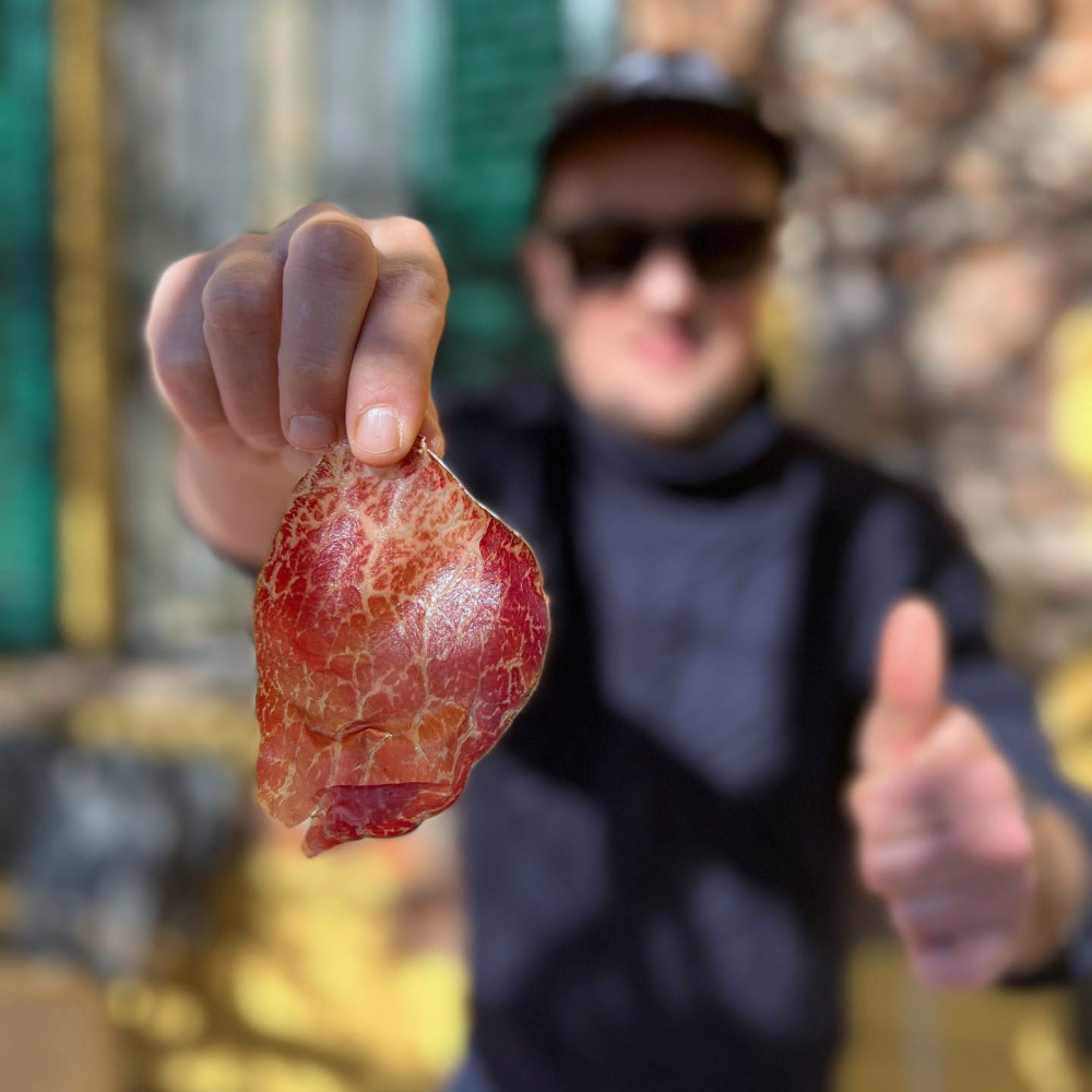 La bresaola di Wagyu della Cigolina