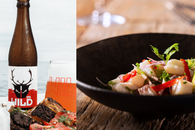 Crudi d'estate, il ceviche abbinato alla Wild Ipa