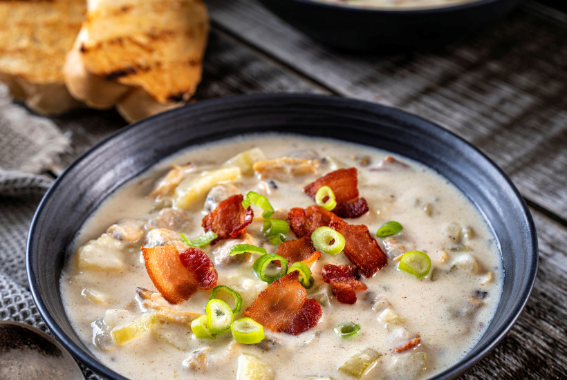 La ricetta del clam chowder 