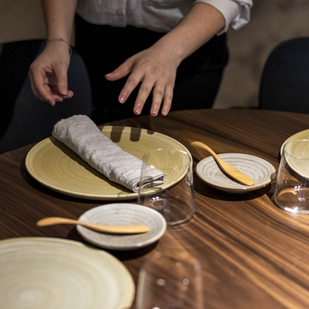 La tavola del ristorante Contrada Bricconi