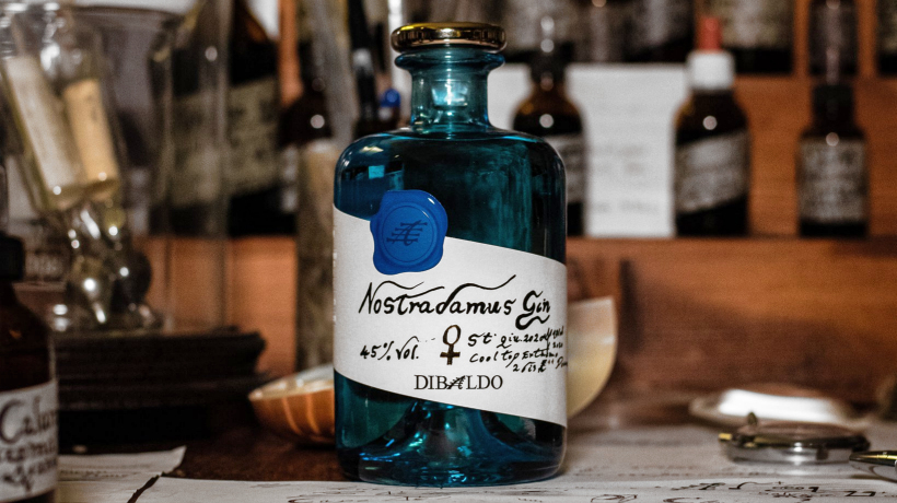 Il Gin italiano Nostradamus di Dibaldo Spirits