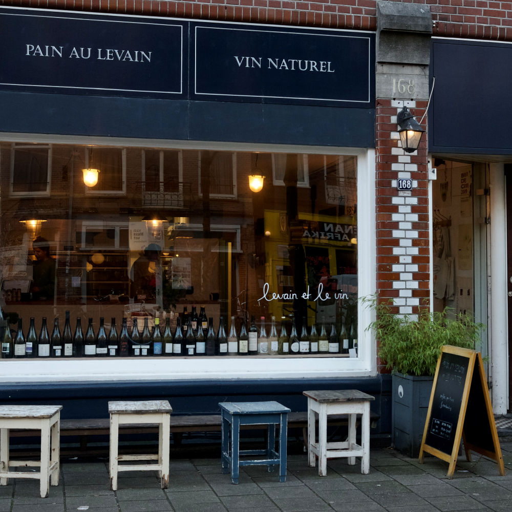 Levain et le vin ad Amsterdam
