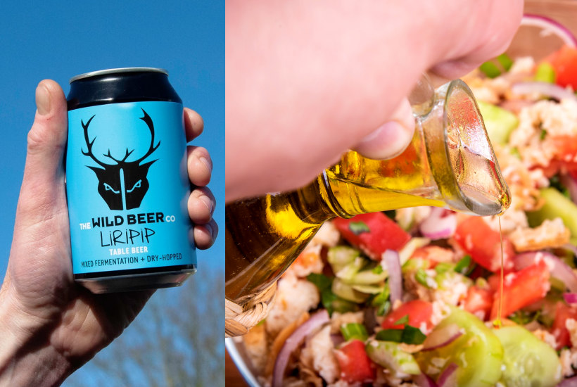 Crudi d'estate, la panzanella abbinata ad una birra Wild Liripip