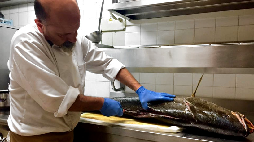 Il Pesce Morone al ristorante Ottone Primo a Sarzana