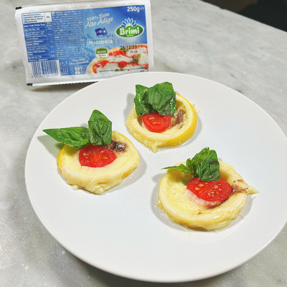 Le pizzette su scorza di limone