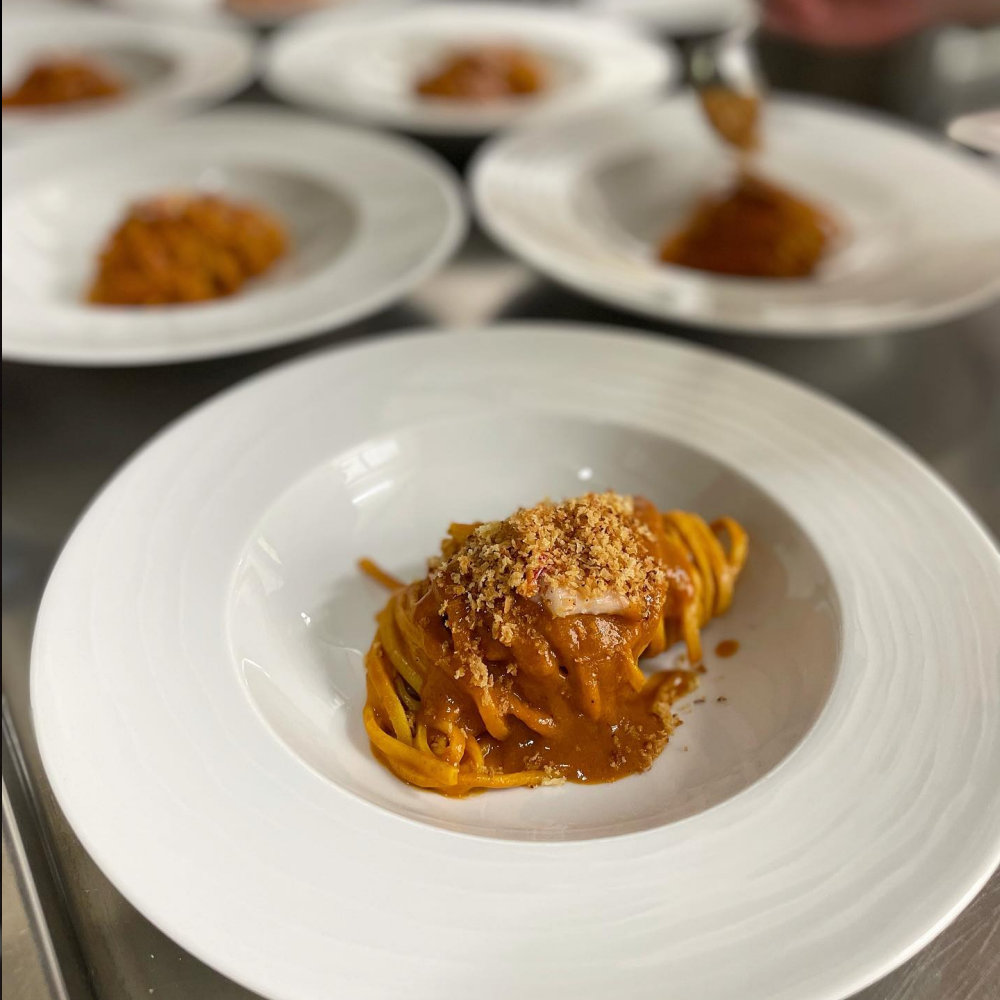 Lo Spaghetto alla chitarra e pesce da zuppa di Dogma a Roma