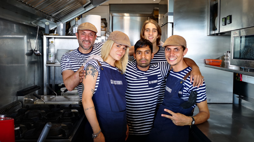 Lo staff del Trabocco Mucchiola