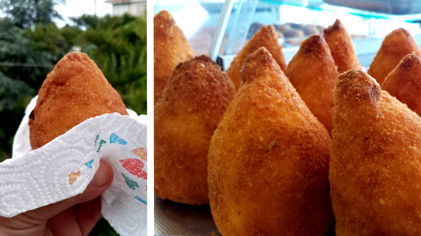 Lo street food in Calabria: gli arancini piramidali di Lo Spizzico di Francesco Franzè