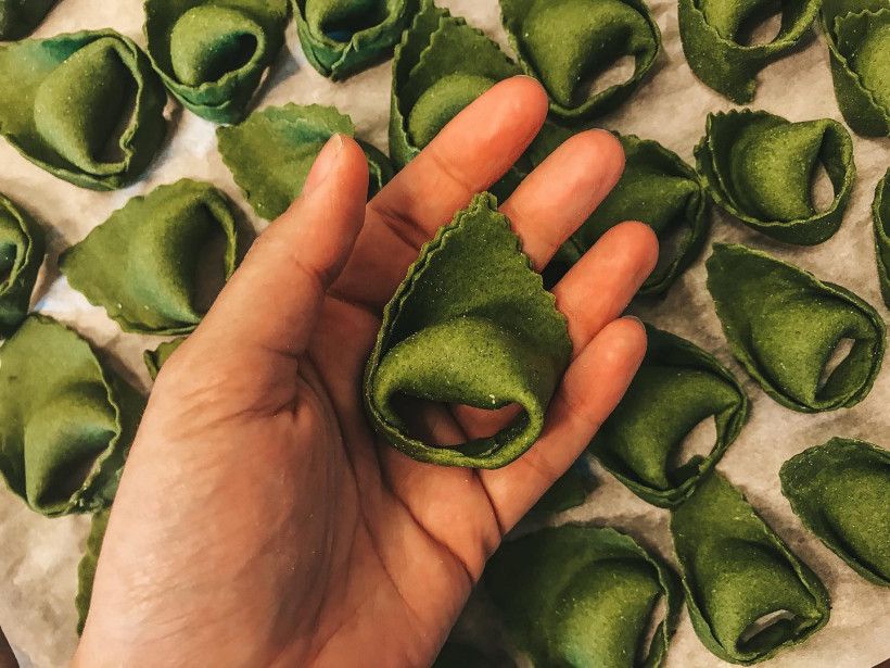 Senza glutine: i tortelli verdi ricotta e spinaci di Spiga Emilia