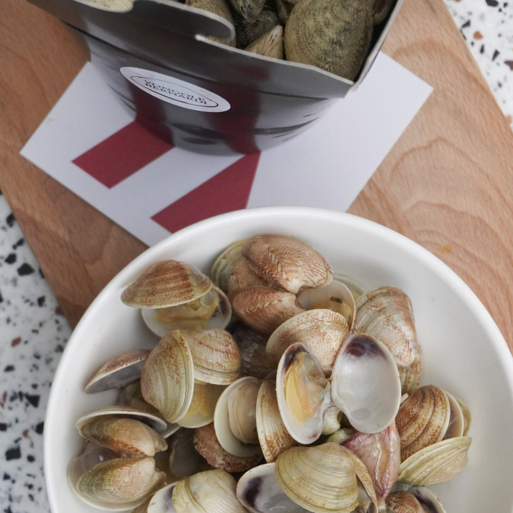 Le Vongole Lupino Bernardi da scaldare in microonde